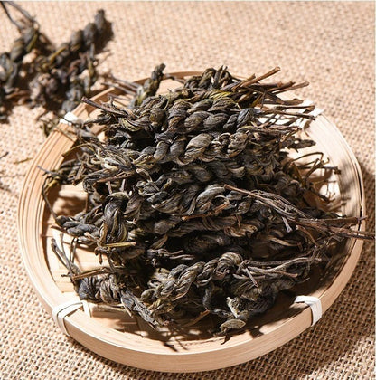 1000g Plait Uncooked Puer Handmade Snowy Mountain Braided Loose Meng Ku Puer Tea