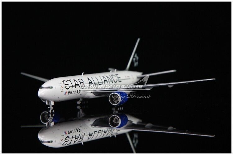1:400 JC Wings UNITED STAR ALLIANCE BOEING 777-200ER Airplane Diecast Model