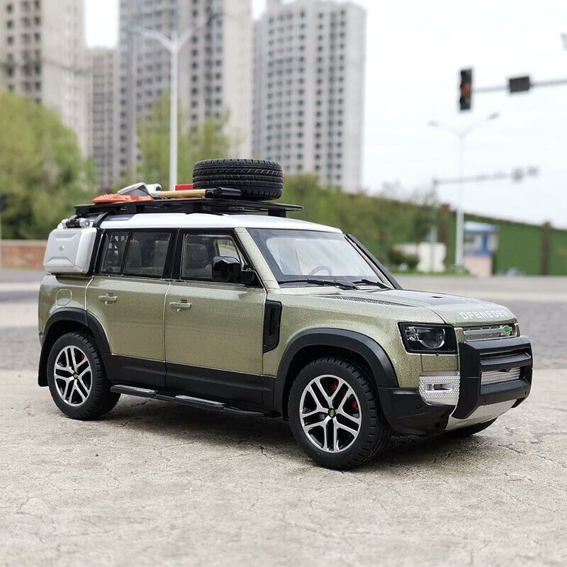 1:24 Land Rover Defender SUV Alloy Car Model Diecast Toy Vehicle Collection Gift