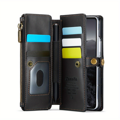 Crossbody for Samsung Galaxy Z Fold 6 Case Wallet Card Holder with Pen Slot