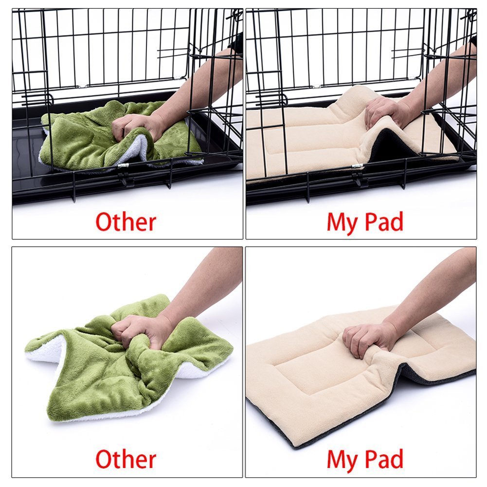 Dog Bed Crate Pad 24" x 18" - Machine Washable