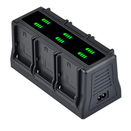 Efficient Battery Charger Base For Sony NP-F Series LED Display