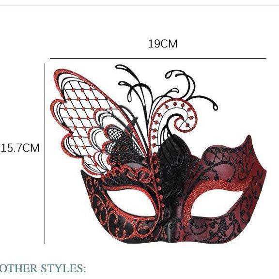 Venetian Luxury Butterfly Filigree Mask Masquerade Carnival