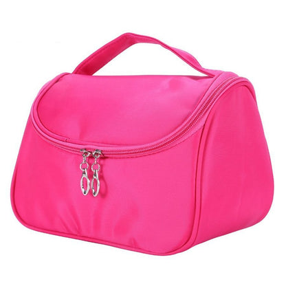 Nylon Fabric Storage Bag Wash Makeup Case Large Cosmetic Purse 14*22*14CM Travel