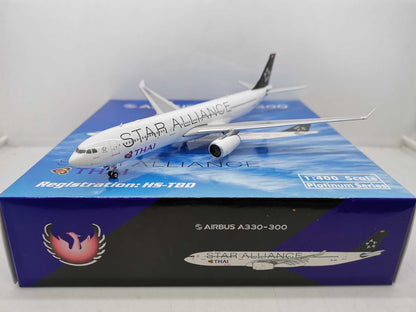 1:400 Phoenix THAI STAR ALLIANCE A330-300 Airplane Diecast Aircraft Plane Model