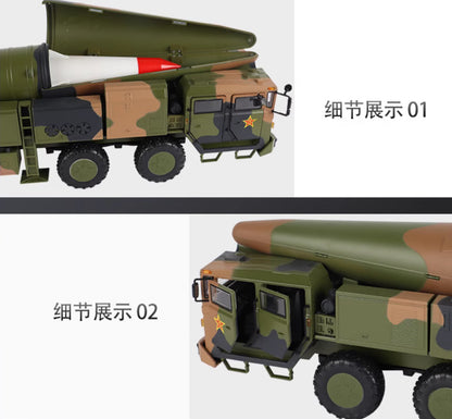 1:30 62CM DF-26 Intermediate Range Ballistic Missile Launcher Diecast Model