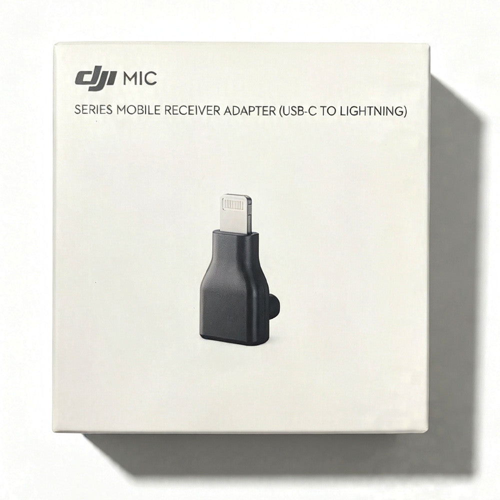 DJI Mic Series Mobile Receiver Adapter (USB‑C to Lightning)