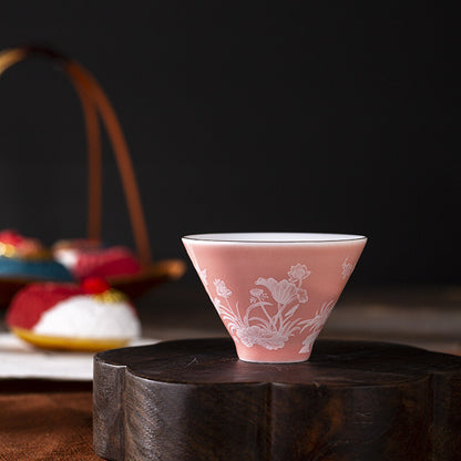 One Piece Chinese Tea Cup Porcelain Master Cup 60ml Handpainted Ceramic Cup New