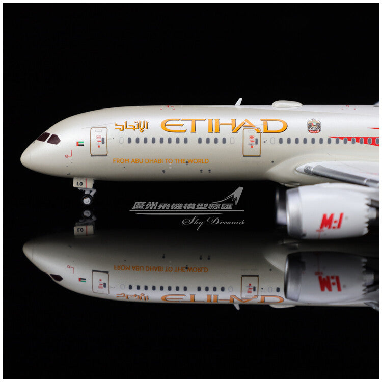 1:400 JC Wings ETIHAD BOEING 787-9 Passenger Airplane Diecast Aircraft Model