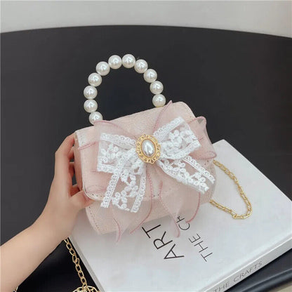 Children Wallet Bag Girl Classic Handbag Flower Kid Money Bag Baby Shoulder Bag