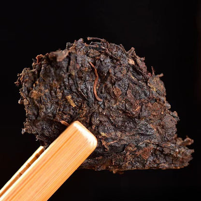 250G Yunnan Menghai Chen Nian Jujube Fragrance Old Tree Pu'er Tea Brick -