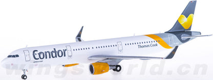 1:200 Herpa Condor AIRBUS A321 Passenger Airplane ABS Plastic Aircraft Model