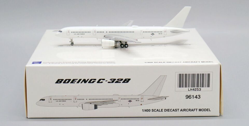 1:400 JC Wings U.S. AIR FORCE C-32B BOEING 757-200 Plane Diecast Aircraft Model