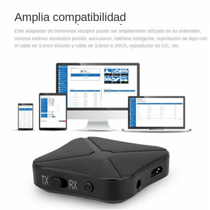 2in1Bluetooth Transmitter Receiver Wireless Adapter TV Home Stereo A2DPAudio LOT