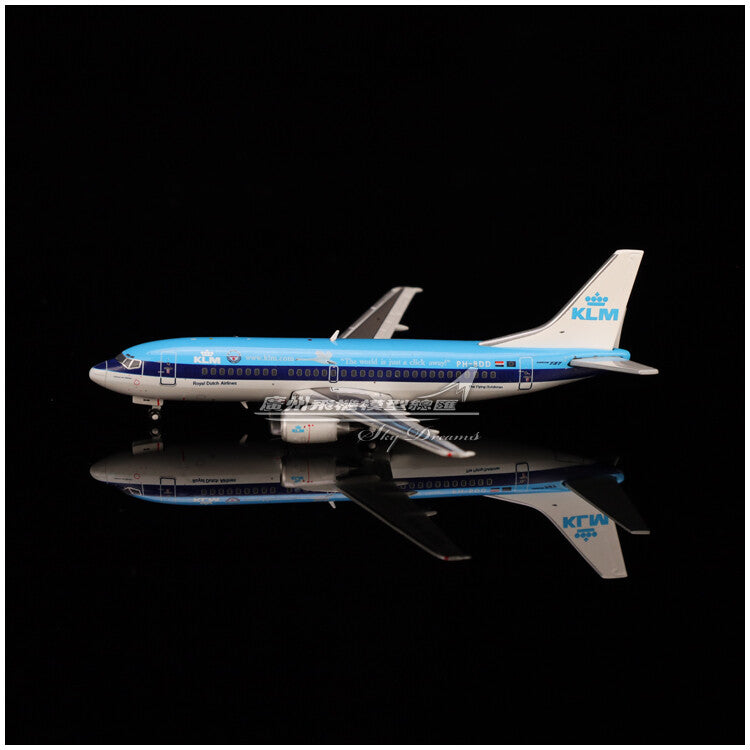 1:400 JC Wings KLM Boeing 737-300 Passenger Airplane Diecast Aircraft Model