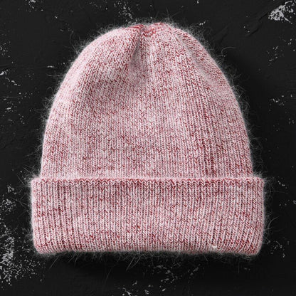 Hat Women Cashmere Knitted Beanies Thick Warm Wool Angora Beanie Polyester Solid