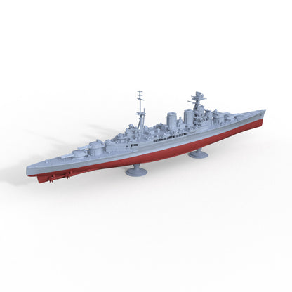 SSMODEL SSC2000708S 1/2000 Military Model Kit HMS Admira Hood 1941 Full Hull