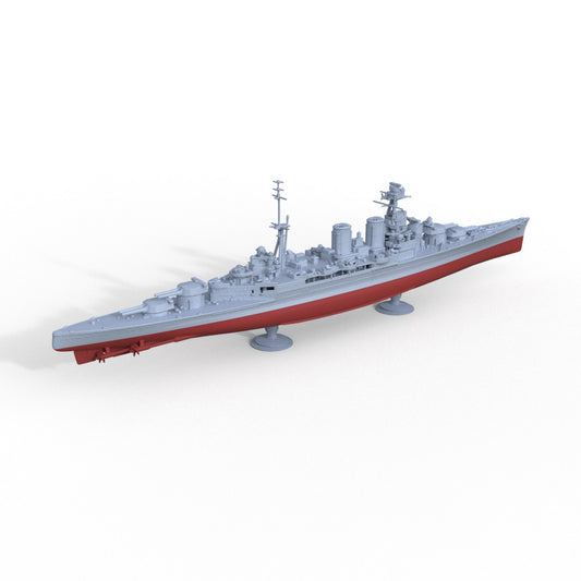 SSMODEL SSC2000708S 1/2000 Military Model Kit HMS Admira Hood 1941 Full Hull