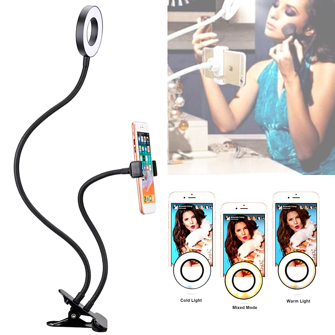 Aro De LED Luz Para Fotografia Selfie Maquillaje Profesional Estudio Trípode US