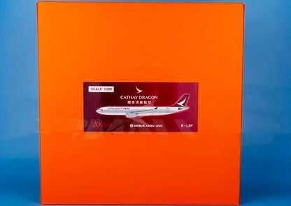 1:200 32CM JC WINGS Cathay Dragon AIRBUS A330-300 Passenger Plane Diecast Model