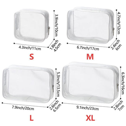 Transparent Storage Case Make Up Pouch Travel Bag Organizer Cosmetic Holder Case