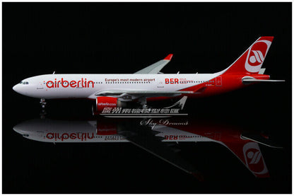 1:400 JC Wings Airberlin AIRBUS A330-200 Passenger Airplane Diecast Plane Model