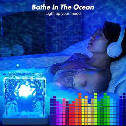 2 Pack Rechargeable Shower Light for inside Shower, 16 Color Changeable Waterpro