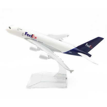 1:400 16cm A380 Airplane Model Simulation Transportation Plane Ornaments Gift