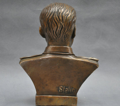 Russian Leader Joseph Stalin Bust Bronze Statue
