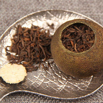 Chinese XinHui "Chen Pi" Tangerine Peel Ripe Puer Tea "Gong Ting 100g/box