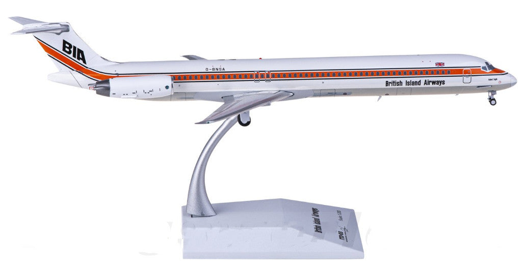 1:200 JC Wings British Island Airway McDonnell Douglas MD-83 Plane Diecast Model