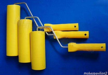 Foam Wallpaper Smoothing Roller Wall Paper Rubber Apply Tool Home Improvement