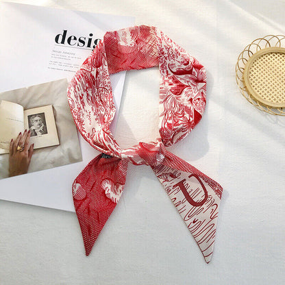 Handbag Handle Ribbon Scarf Band Hair Head Neck Neckerchief Retro Hair Ribbons