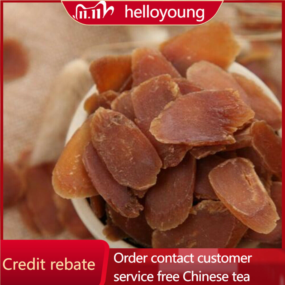 10 Years Health Of Herbs 100g High Quality Red Ginseng Slices Dry Ginseng Root