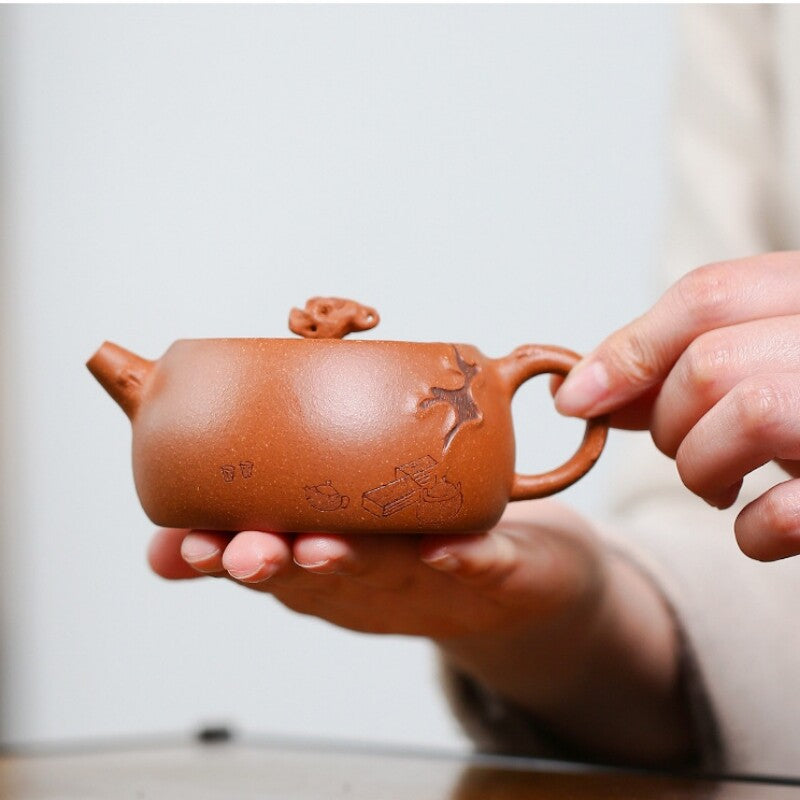 34 Infuser Holes Real Yixing Zisha Tea Pot Jiangpo Clay Handmade Pot Marked New