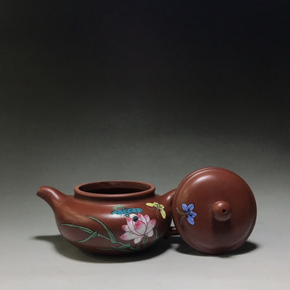 Chinese Yixing Zisha Clay Handmade Exquisite Teapot （仿古壶 底款：王国望）