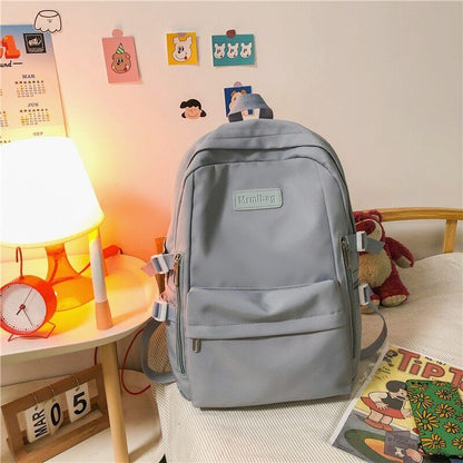 Women Backpack Multi-Pocket Student Female Travel Bag Book Schoolbag Girl Boys