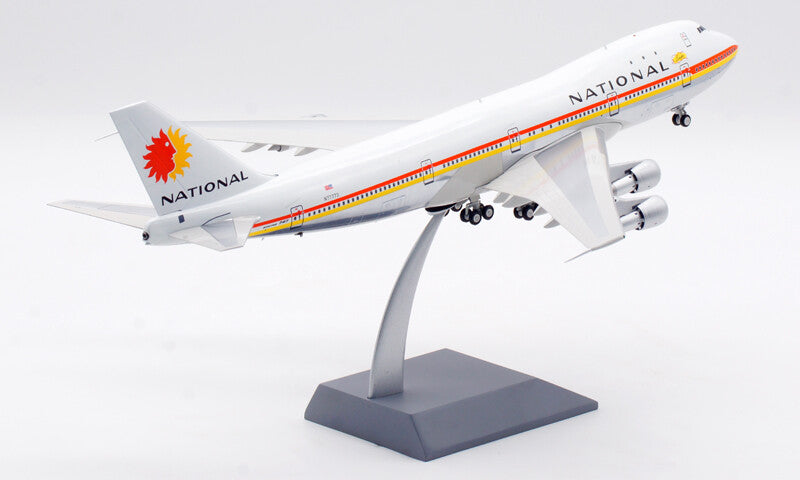1:200 35CM InFlight NATIONAL BOEING 747-100 Passenger Airplane Diecast Model