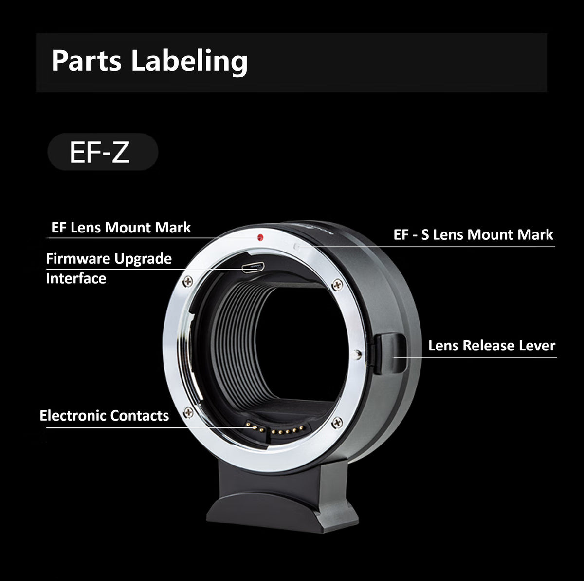 Viltrox EF-Z AF Auto Focus Lens Adapter Ring for Canon EF Lens to Nikon Z Mount