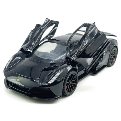 1/32 Lotus Evija Model Car Diecast Toy Vehicle Toys for Boys Kids Gifts Black