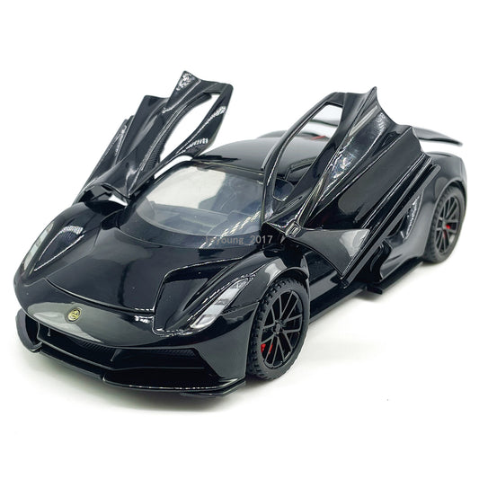 1/32 Lotus Evija Model Car Diecast Toy Vehicle Toys for Boys Kids Gifts Black