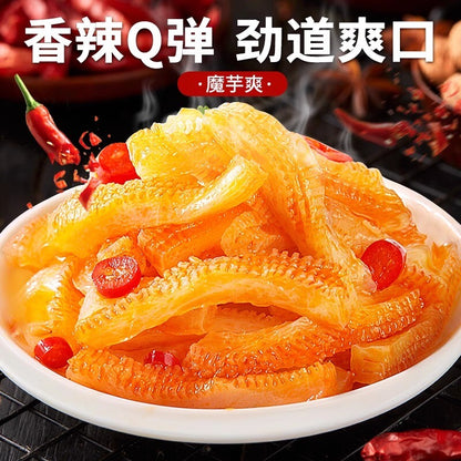 Spicy Strips - Spicy Gluten Latiao, Chinese Special Casual Snack Food 218g