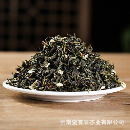 500g Jasmine tea new tea flower tea two leaves strong jasmine drifting snow