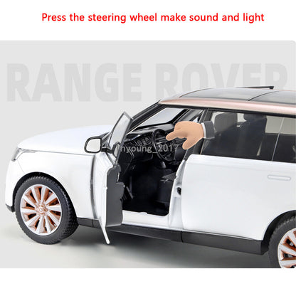 1:18 Land Rover Range Rover SV Model Toy Car Diecast Toy Vehicle Doors Open