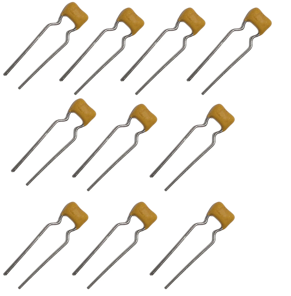 10 Pack Multi-layer Ceramic Capacitor/Monolithic Capacitor, 10% 50V .22 mF