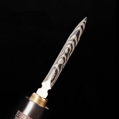 Pu'er Tea Knife Tool For Pu'er Tea Cake Handmade Dragon Relief Stainless Steel