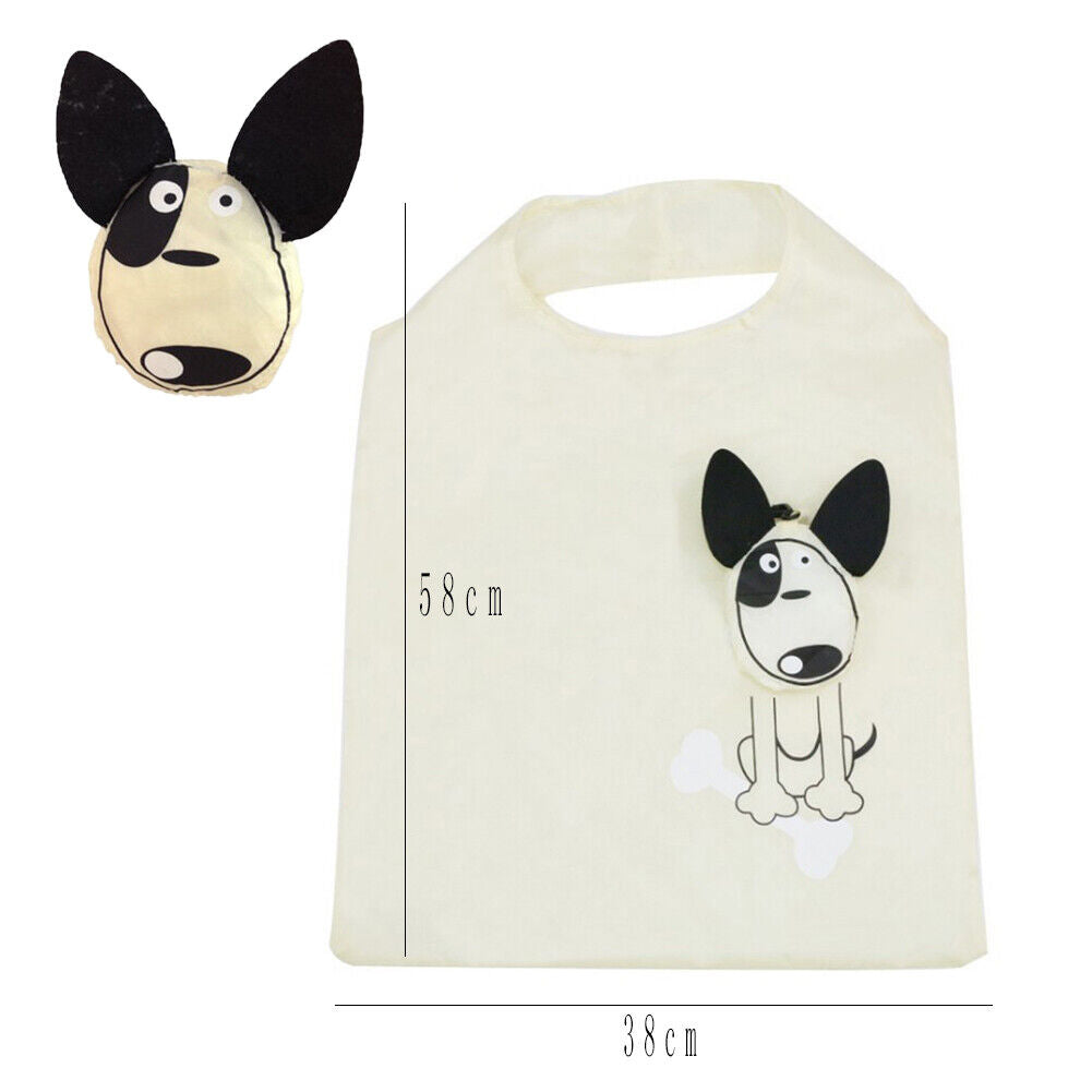 Cute Travel Foldable Handbag Grocery Tote Storage Reusable Animal Shopping Bags*