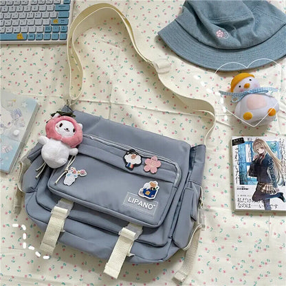 Bag Handbags School Single Shoulder Girl Student Postman Women's