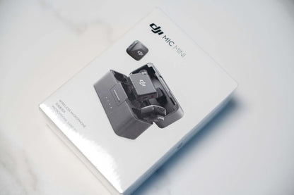 DJI Mic Mini (2 TX + 1 RX + Charging Case) Wireless Microphone for iPhone/Camera