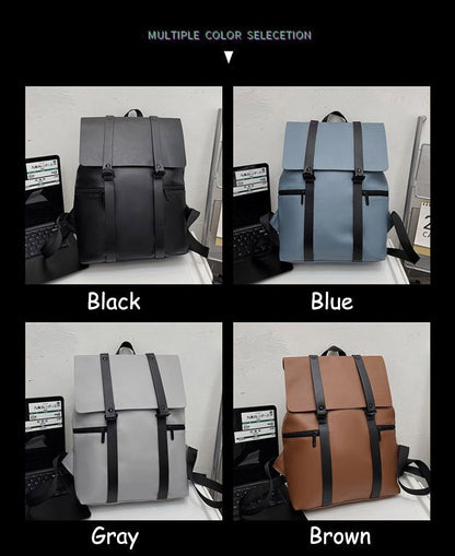 Backpack Waterproof Book Bag Traveling Rucksack Laptop Polyester Purse 26*30 CM